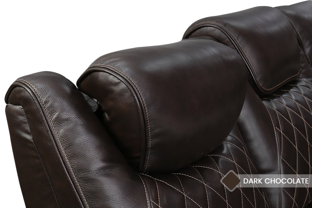 Valencia Oslo Home Cinema Seating, Row of 5, Black