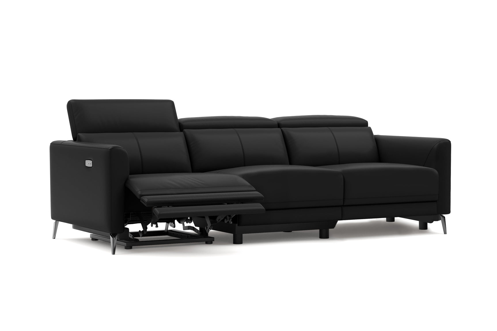 Andria Leather Reclining Sofa