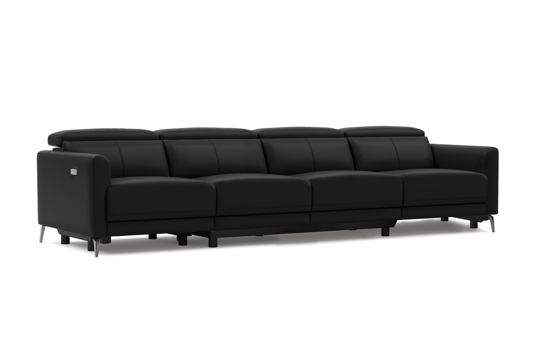 Andria Leather Reclining Sofa