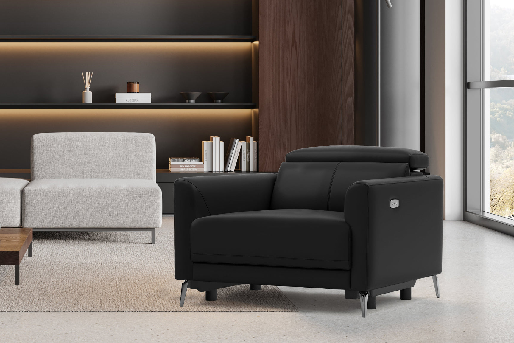 Andria Leather Recliner Chair