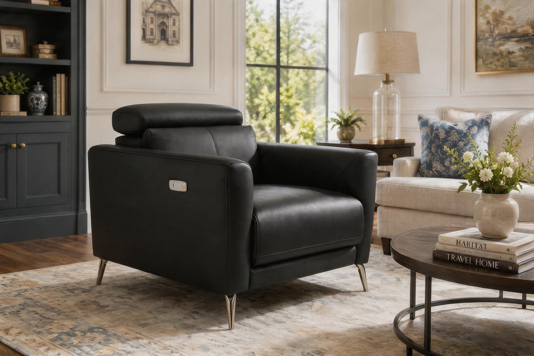 Andria Leather Recliner Chair