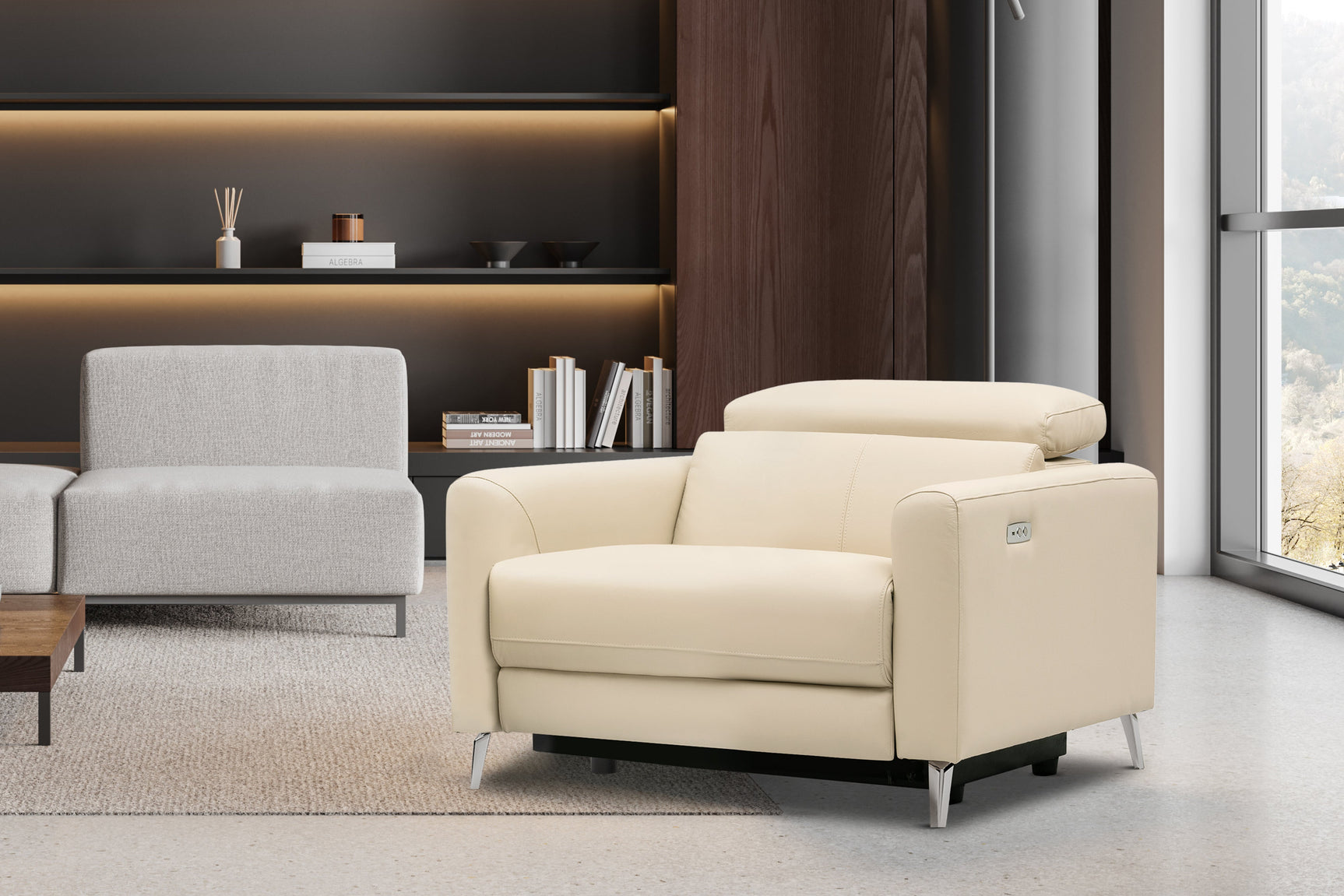 Andria Leather Recliner Chair
