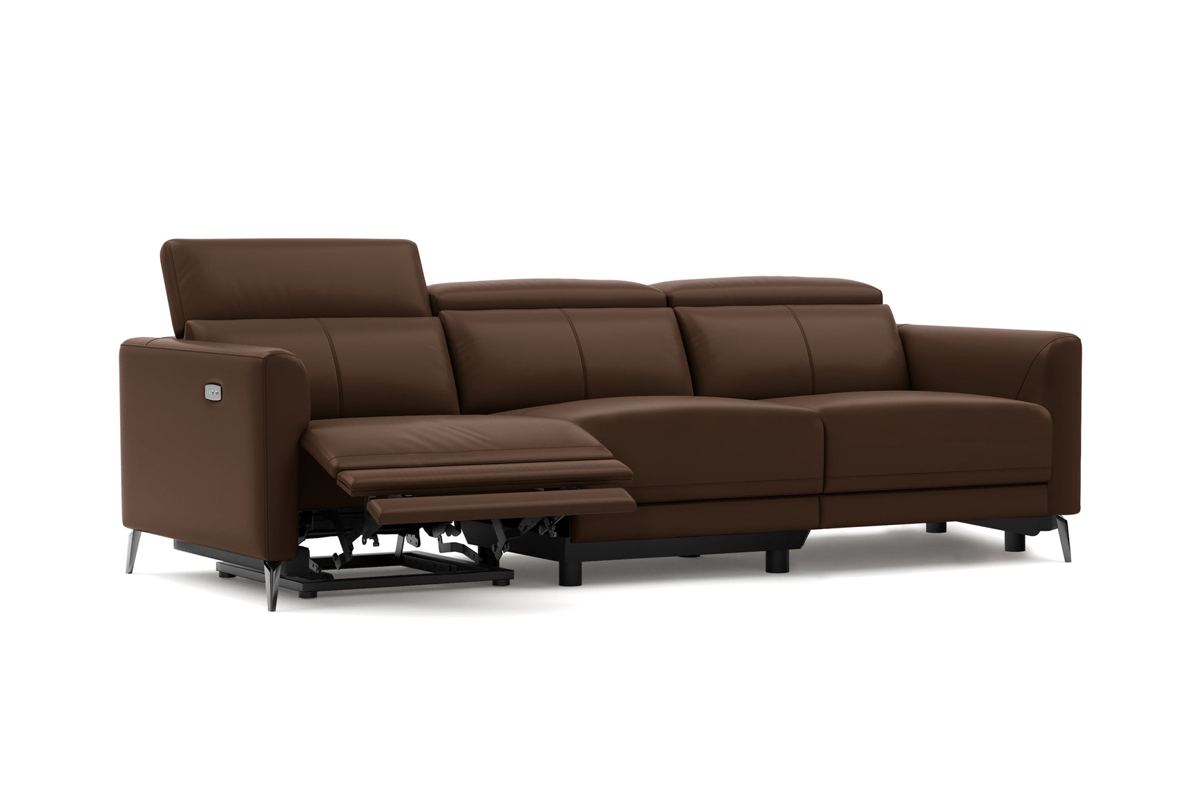 Andria Leather Reclining Sofa