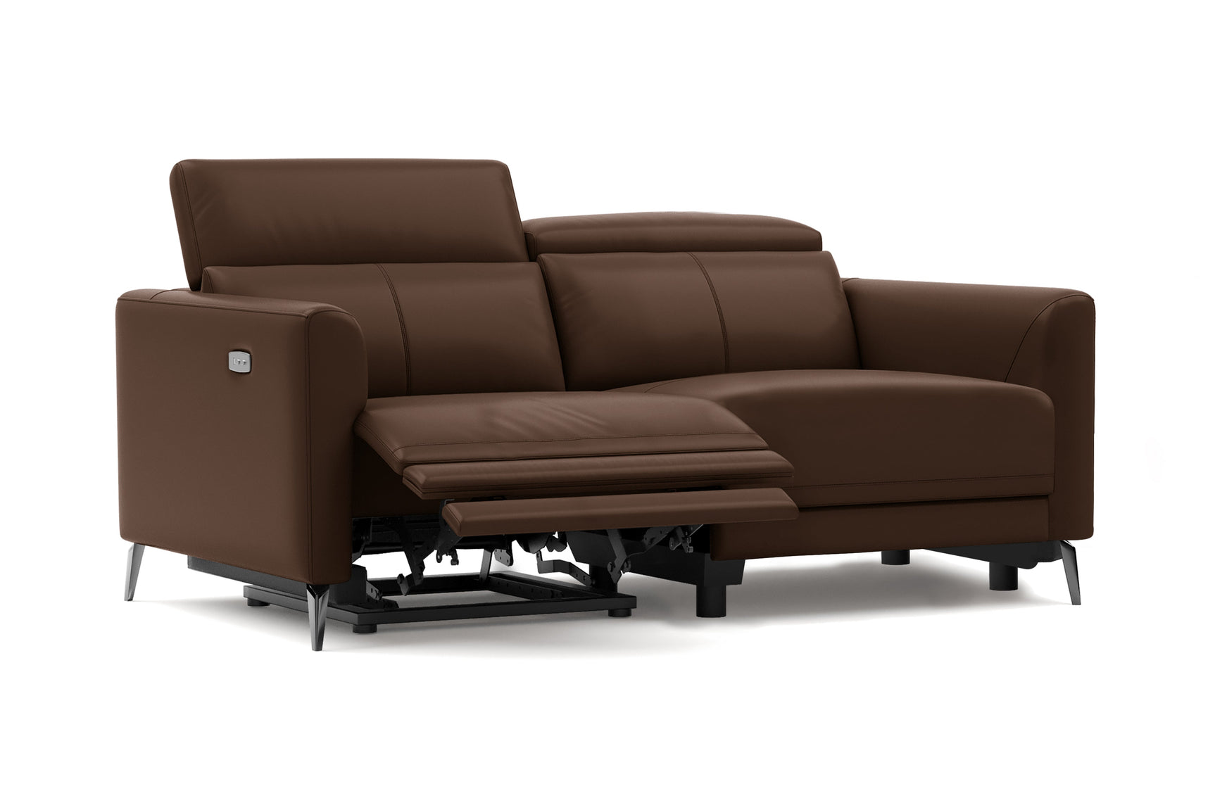 Andria Leather Reclining Sofa