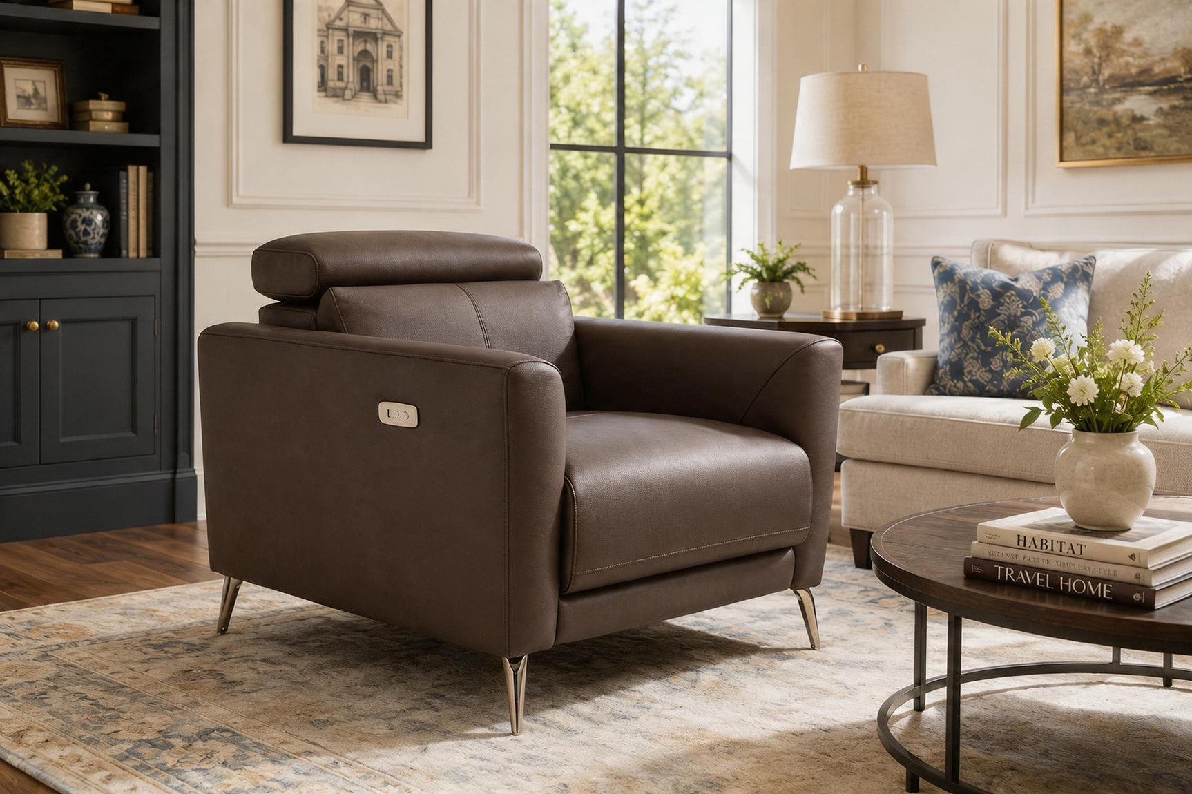 Andria Leather Recliner Chair