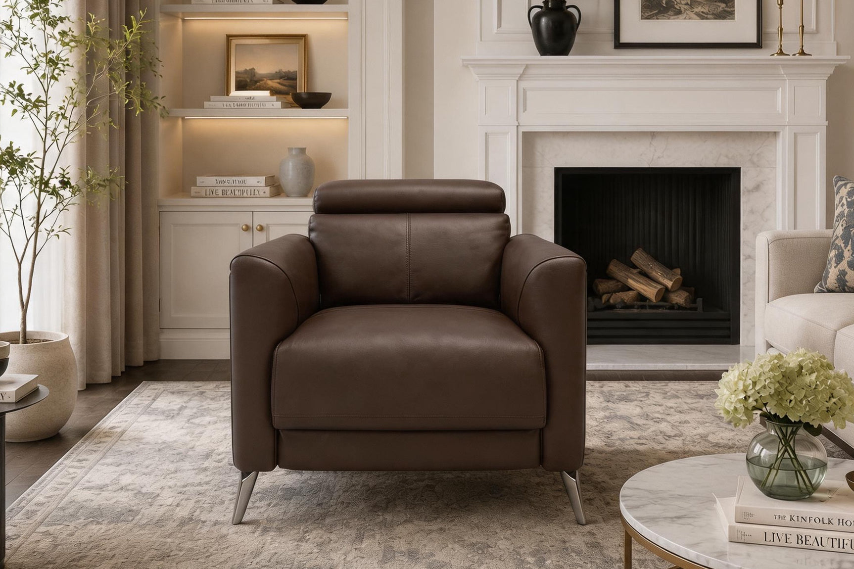 Andria Leather Recliner Chair