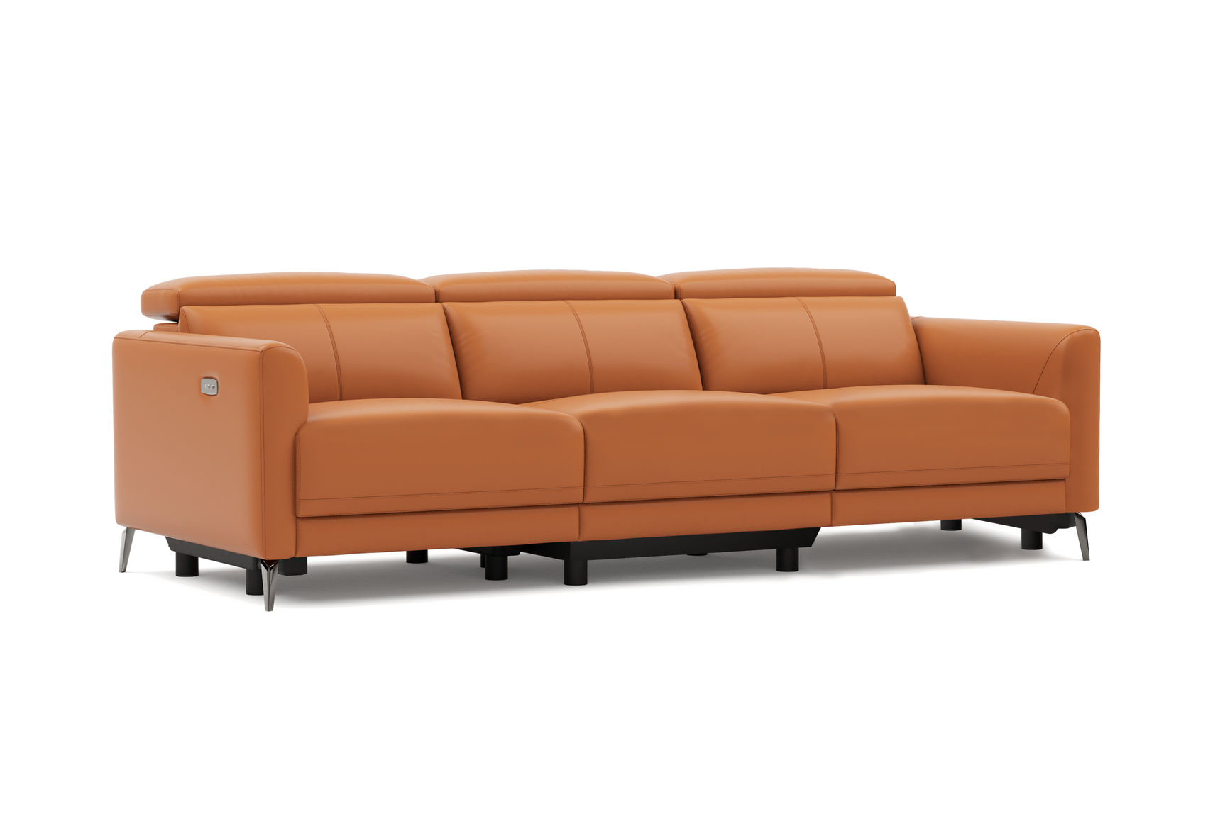 Andria Leather Reclining Sofa