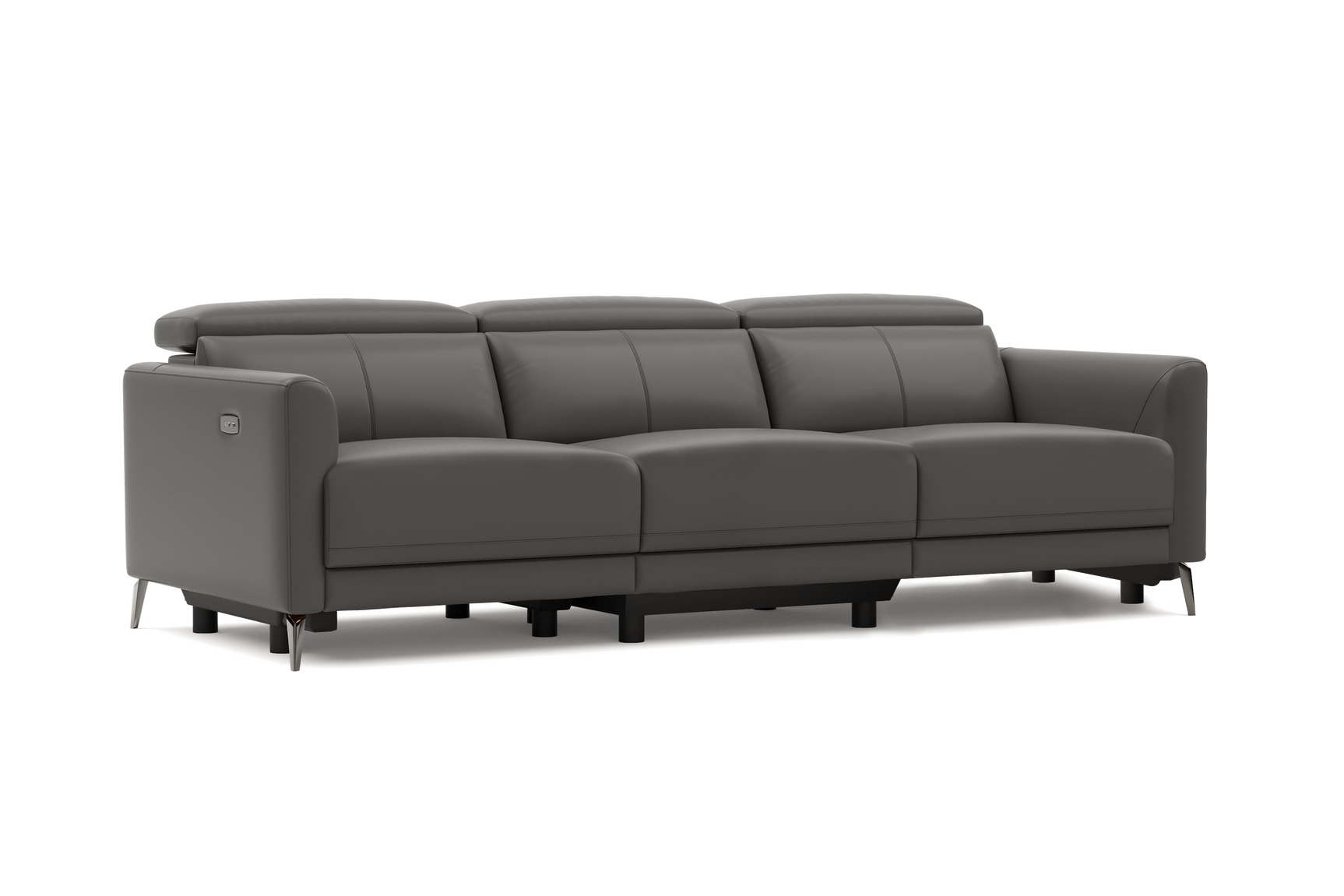 Andria Leather Reclining Sofa