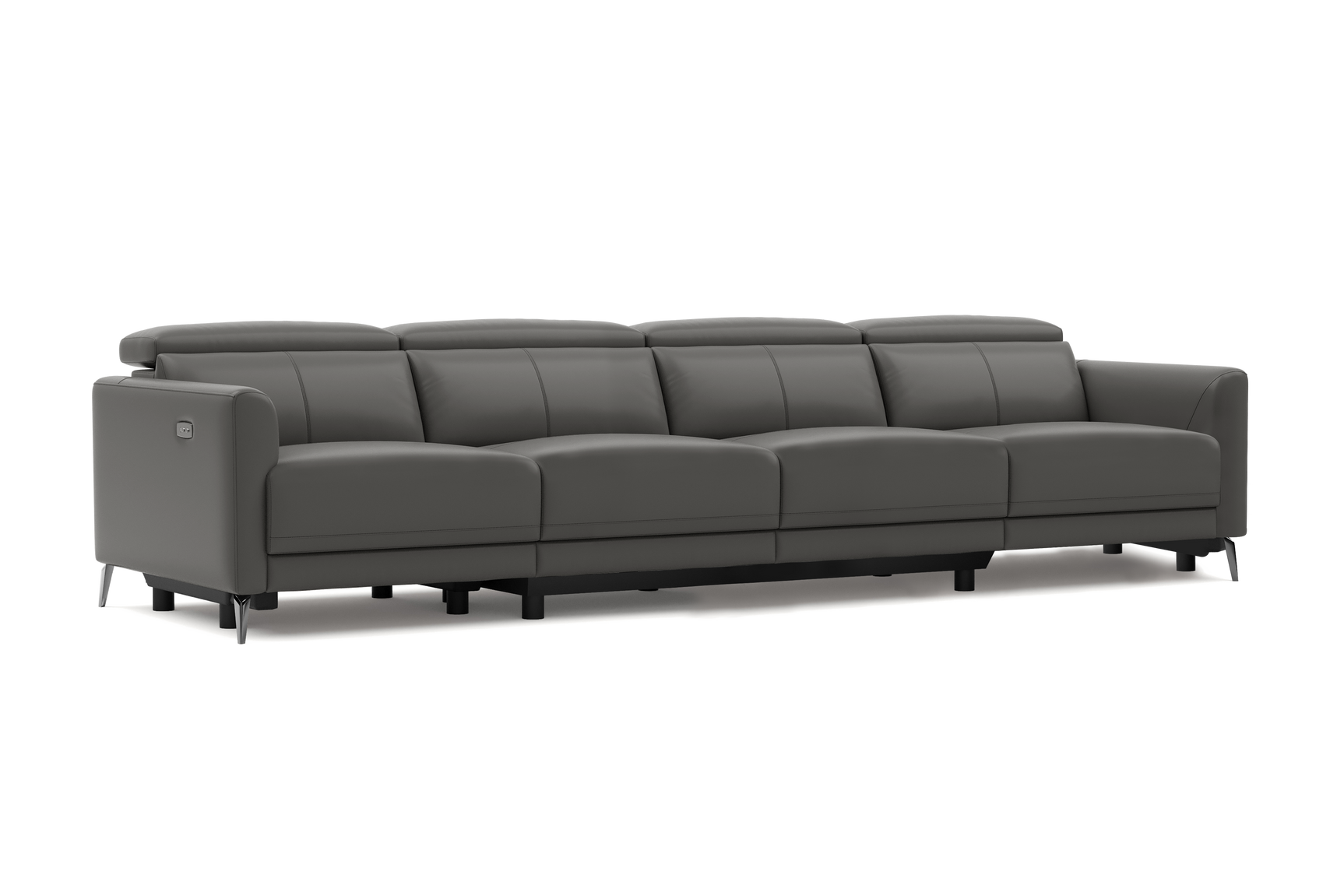 Andria Leather Reclining Sofa