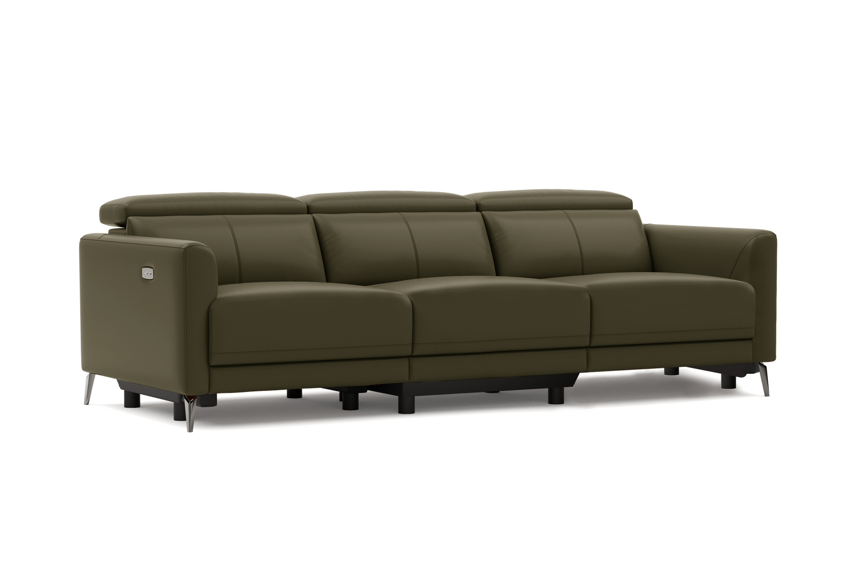 Andria Leather Reclining Sofa