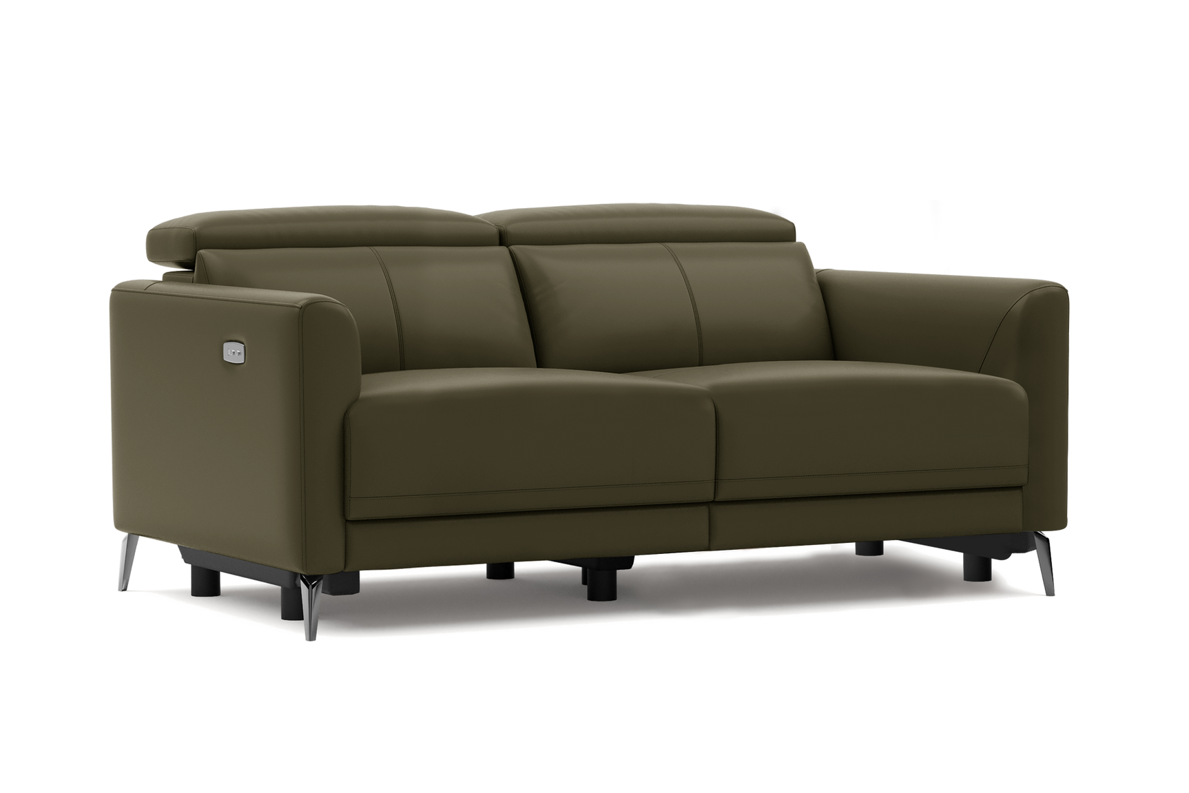 Andria Leather Reclining Sofa