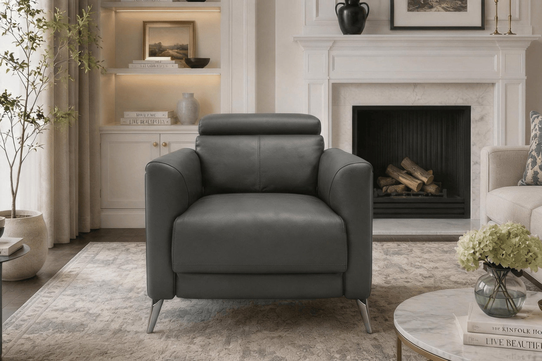 Andria Leather Recliner Chair