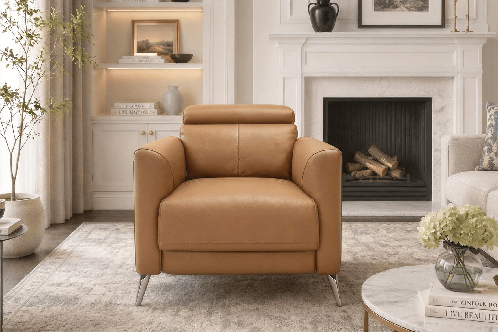 Andria Leather Recliner Chair