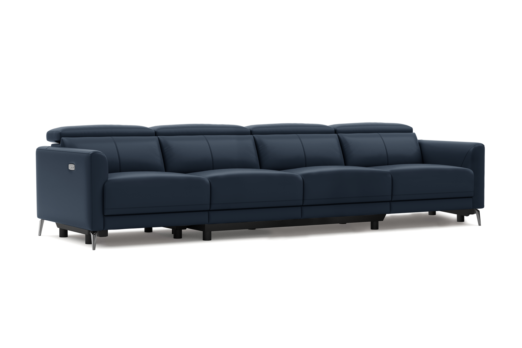 Andria Leather Reclining Sofa
