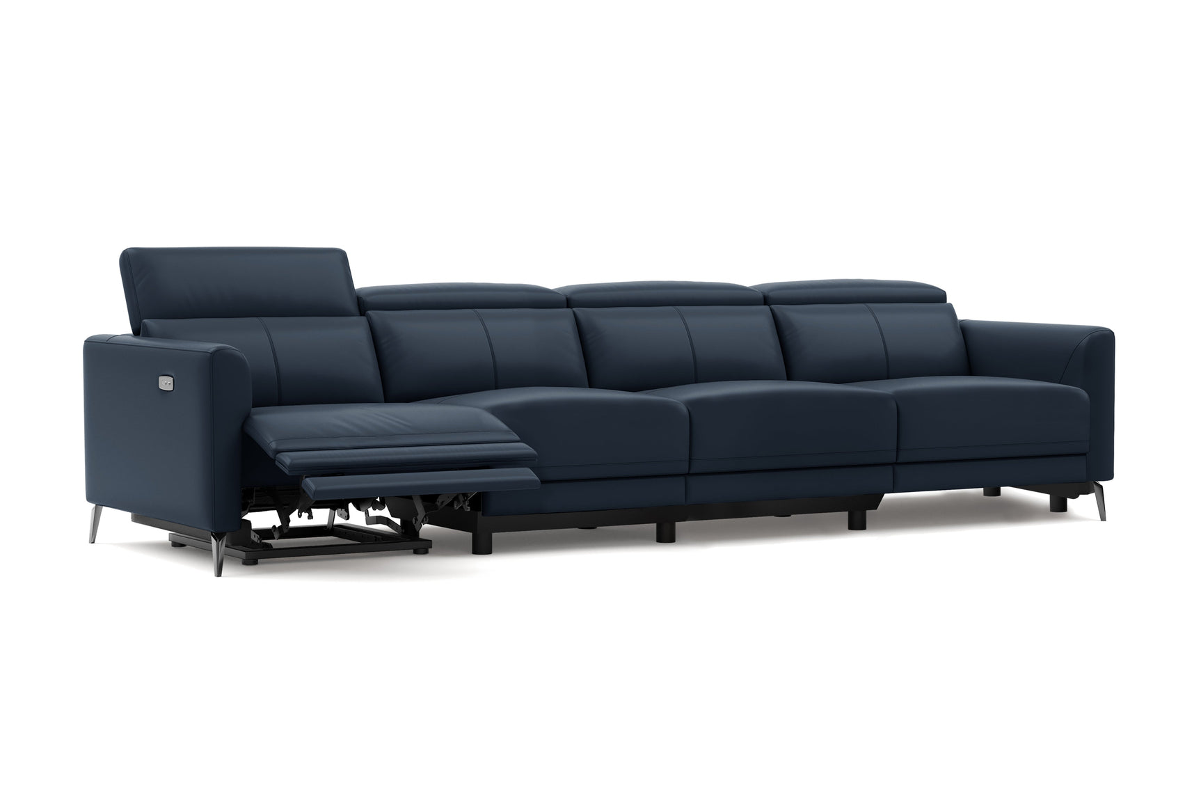 Andria Leather Reclining Sofa