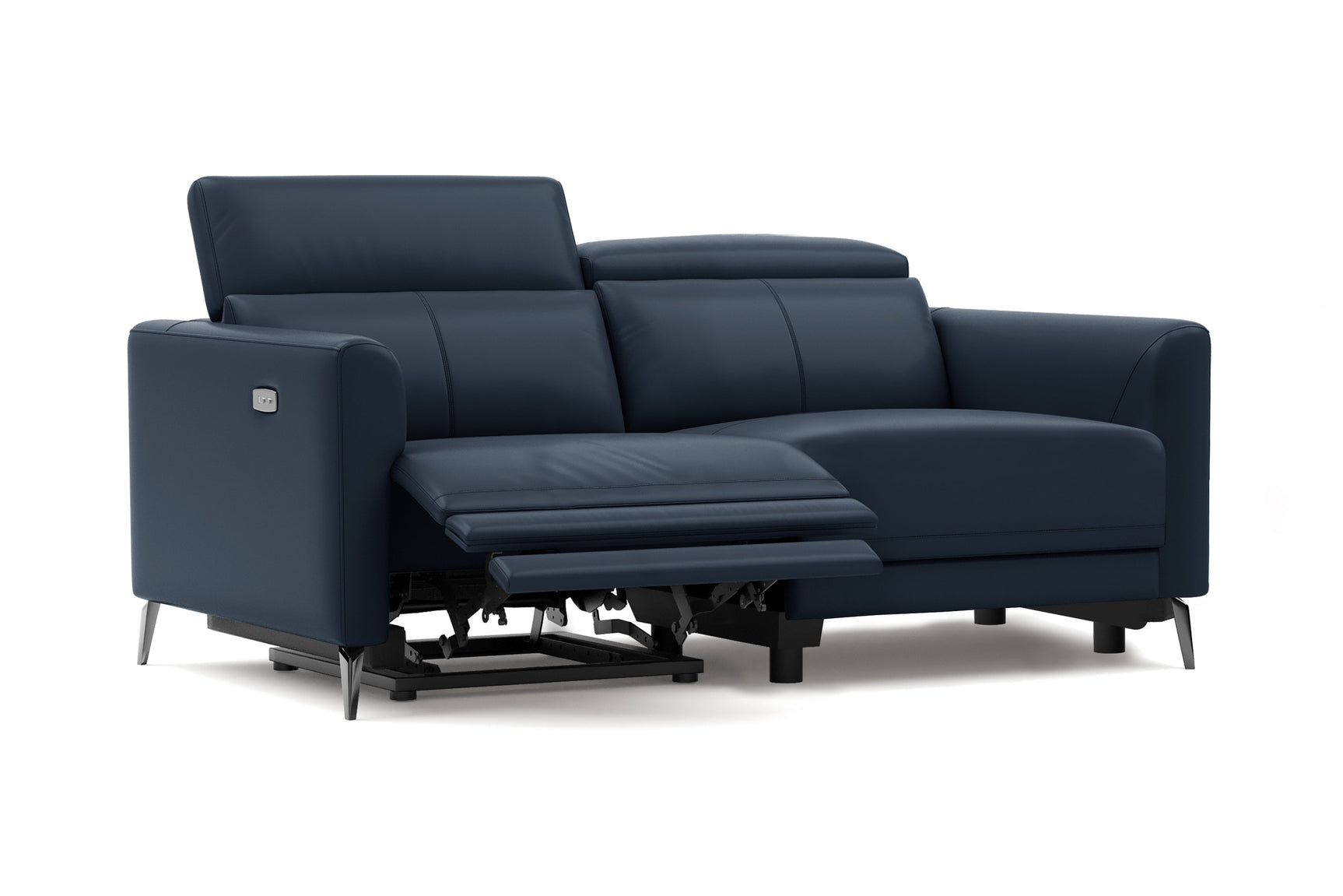 Andria Leather Reclining Sofa