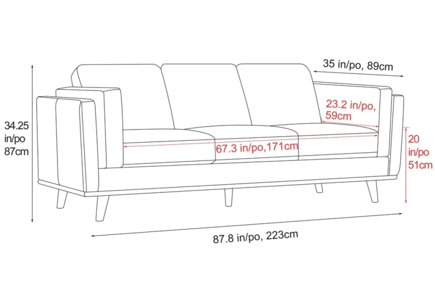 Valencia Artisan Wide Three Seats Leather Sofa, Light Grey