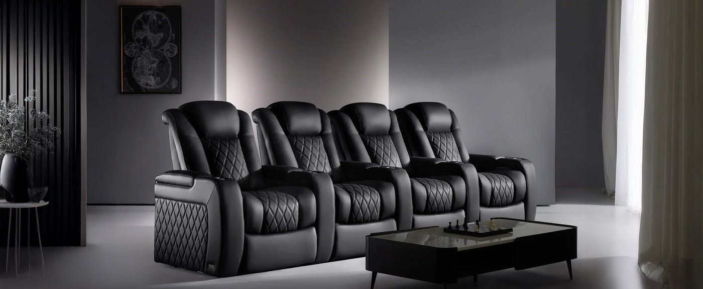 Valencia Tuscany Ultimate leather home theater recliner