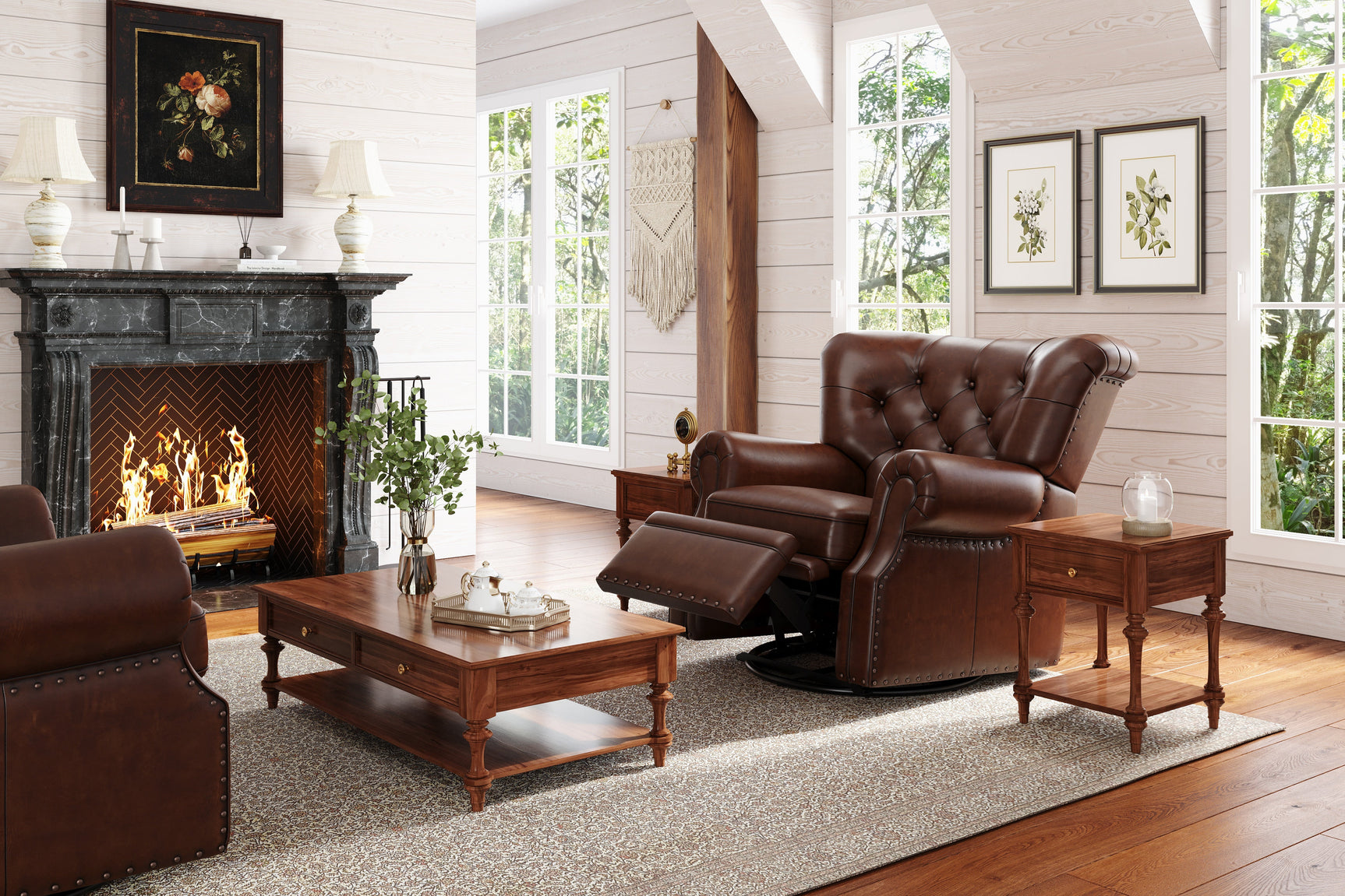 Liam Leather Recliner Seat