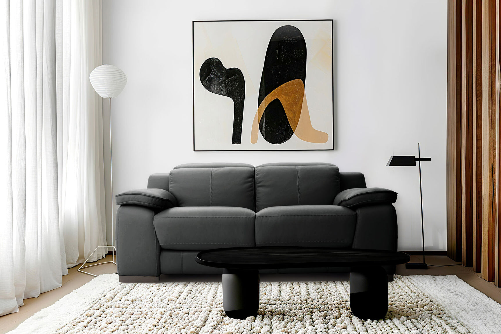 Ellie Leather Sofa