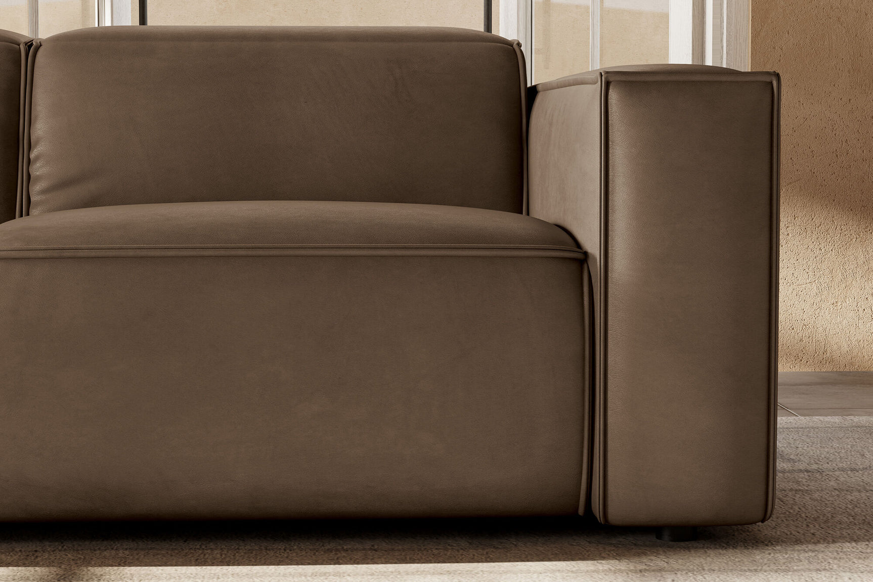 Emery Leather Recliner Sofa