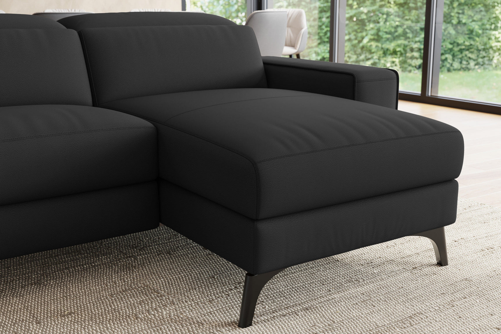 Esther Leather Recliner Sectional Sofa