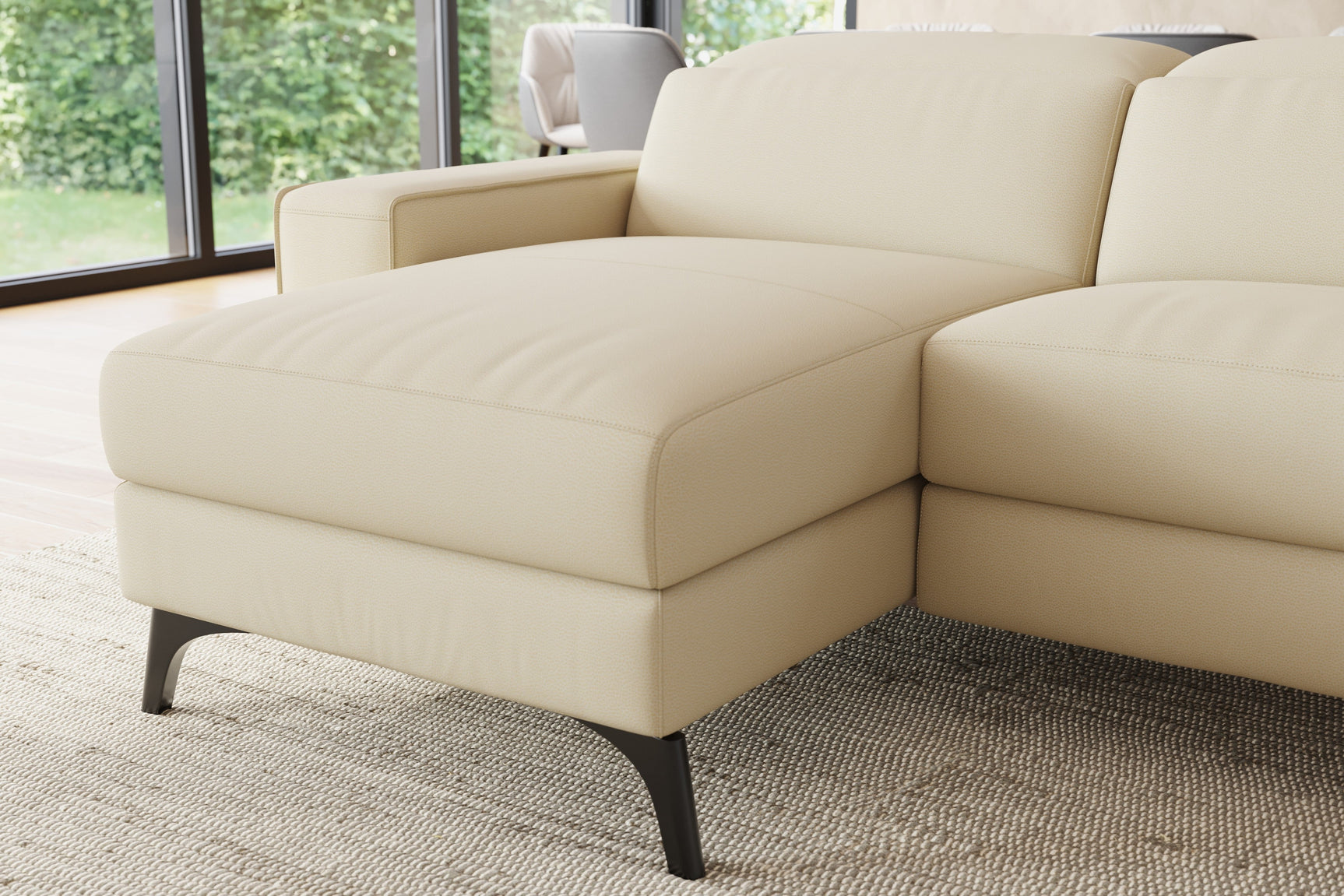 Esther Leather Recliner Sectional Sofa