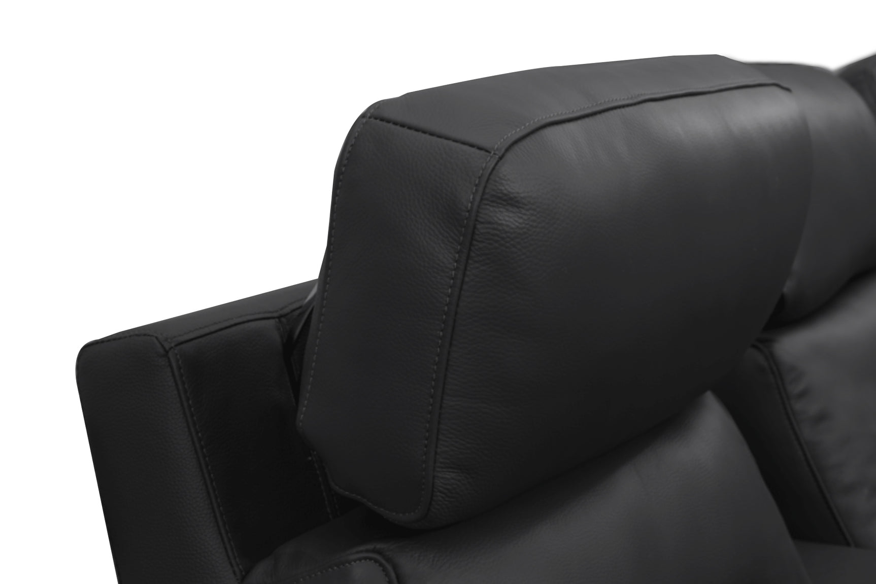 Valencia Bellagio Home Cinema Seating Power Recliner Row of 4, Black
