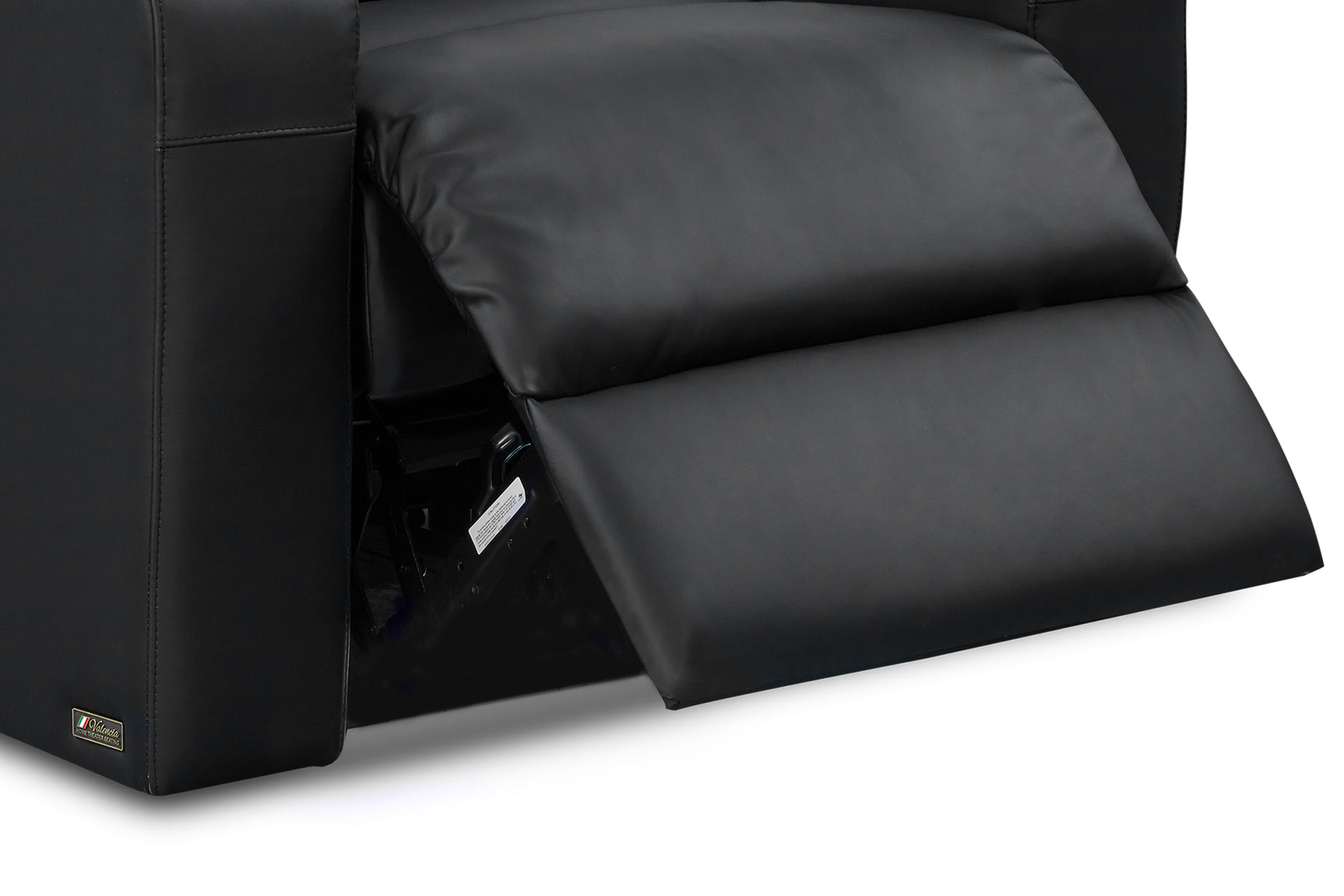 Valencia Bellagio Home Cinema Seating Manual Recliner Row of 3, Black