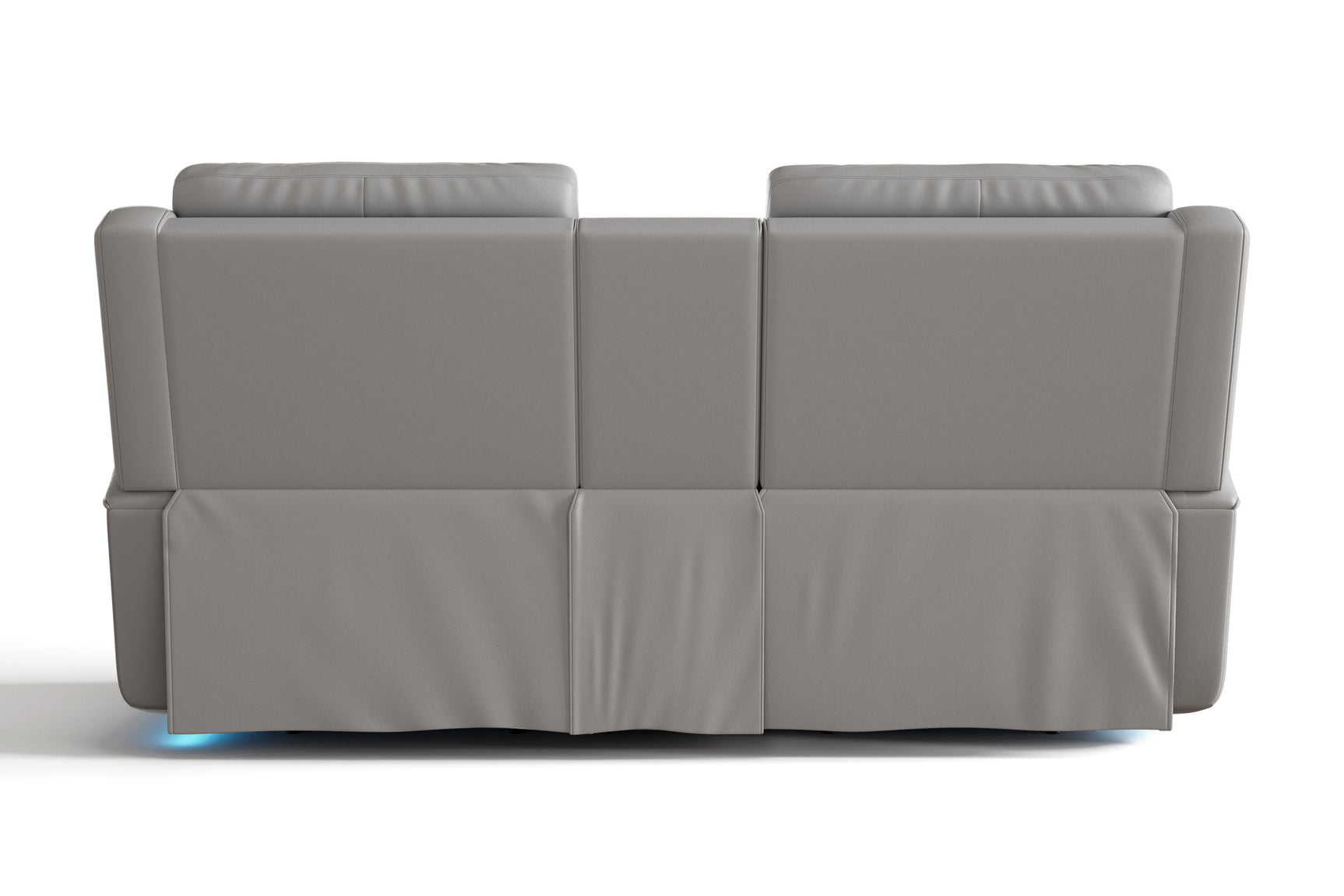 Harbour Immersive Audio Leather Dual Recliner Loveseat Sofa with Heat & Massage & Ventilation