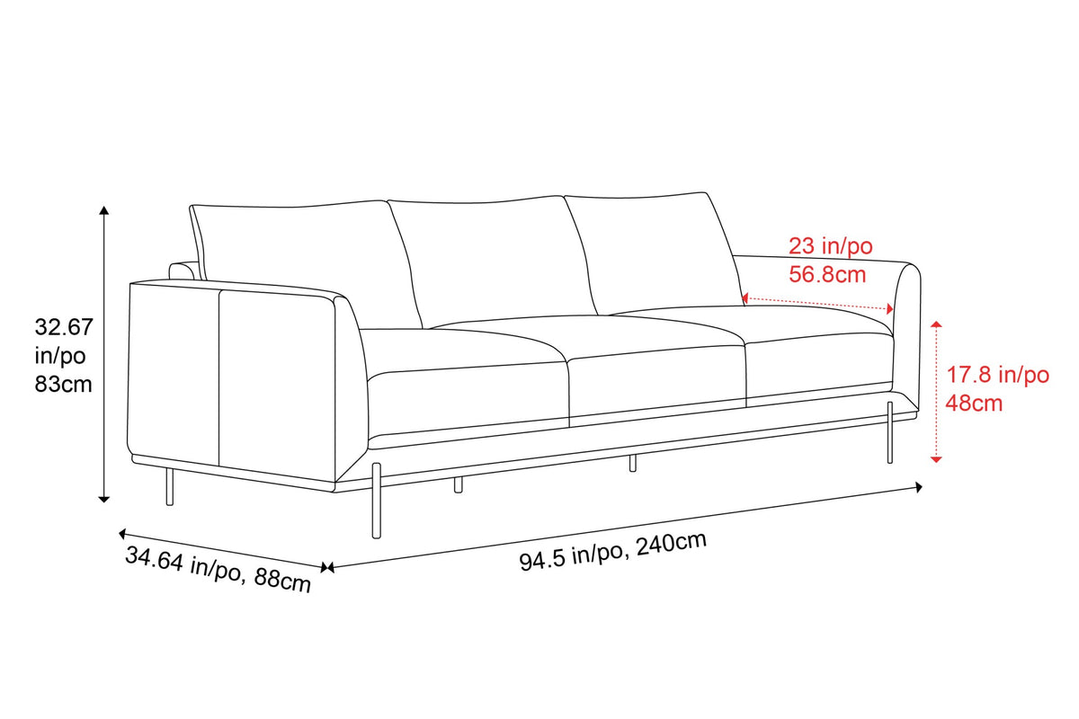 Imogen Leather Sofa