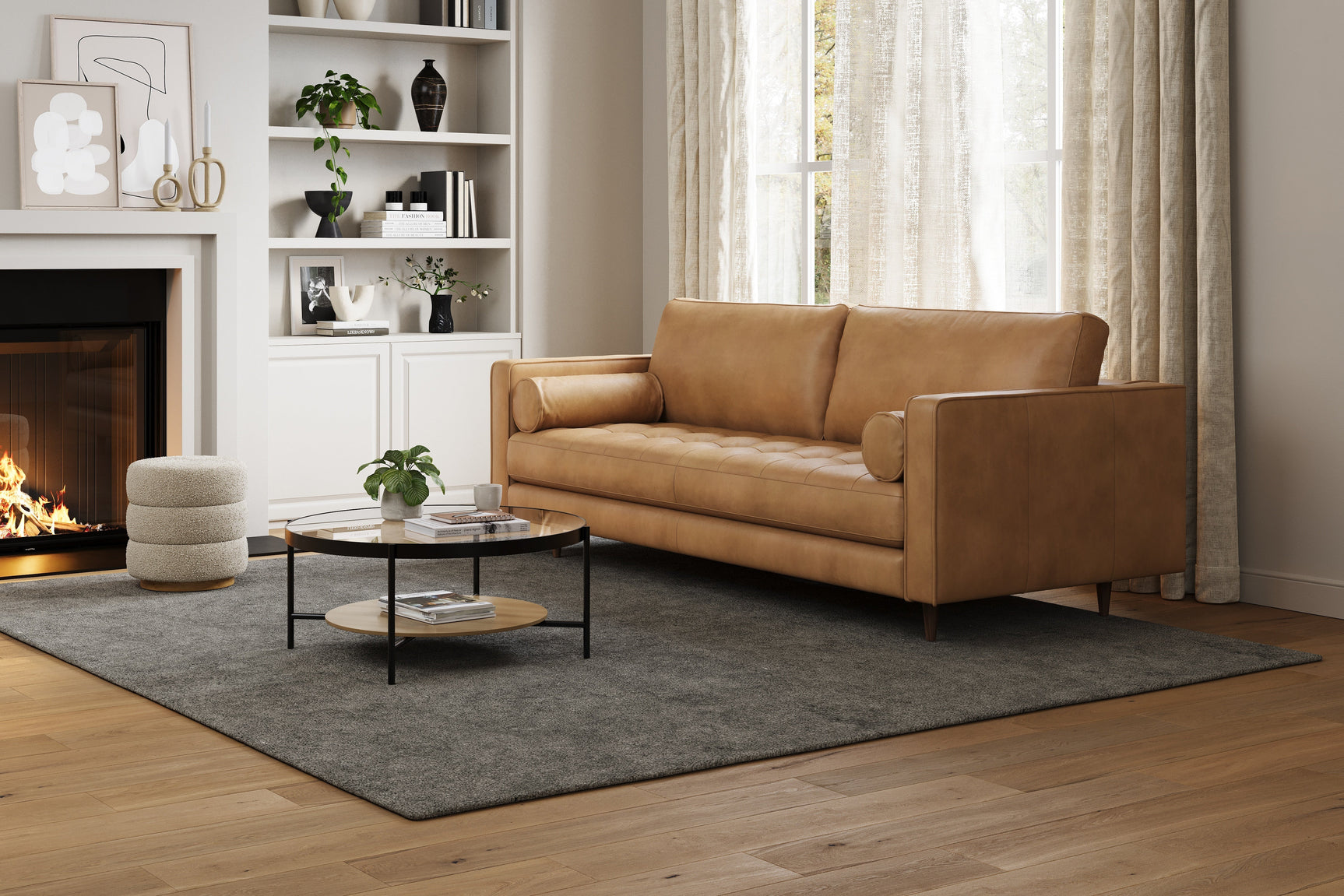 Isabella Leather Sofa
