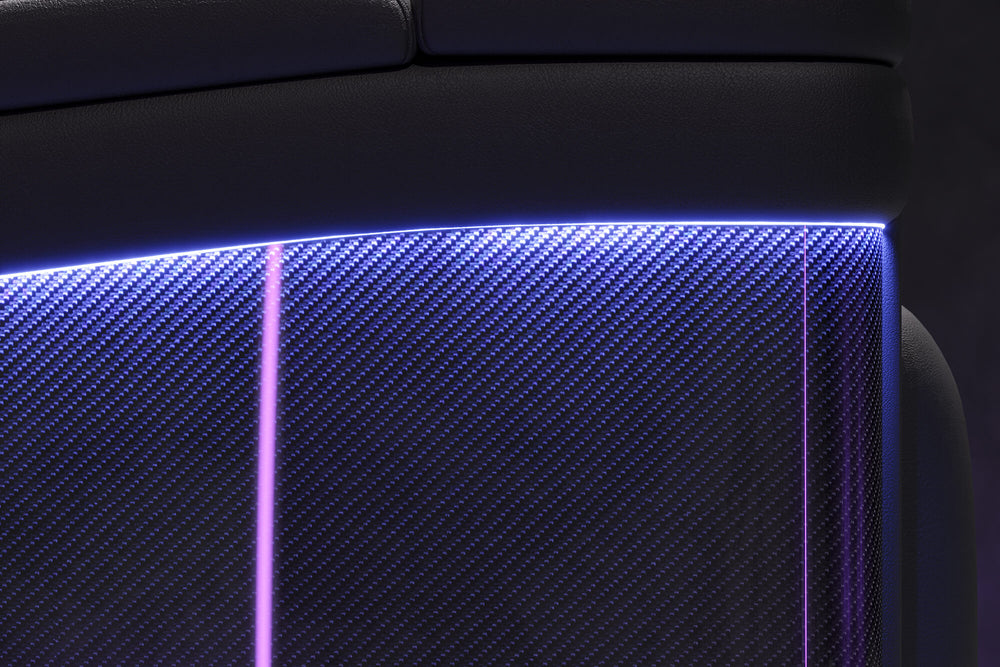 Valencia Monza Carbon Fiber Home Theater Seating