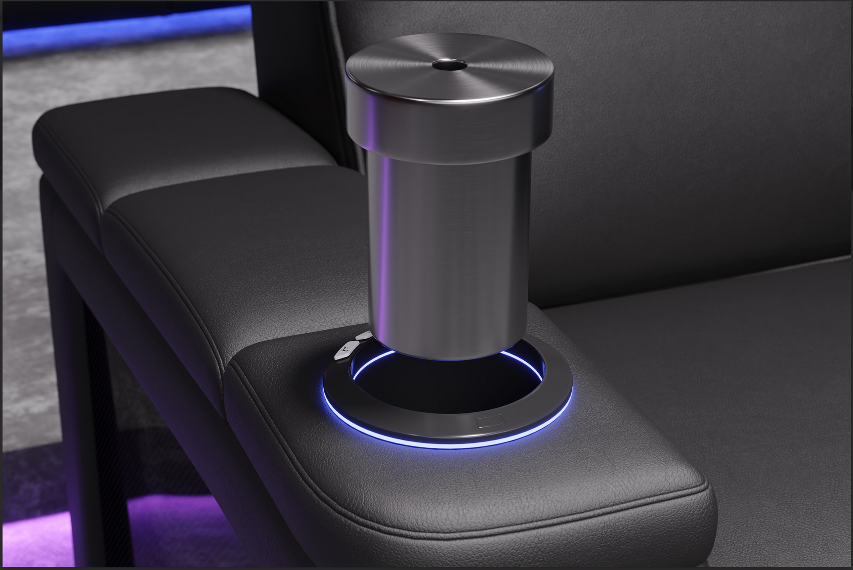 Valencia Monza Carbon Fiber Home Theater Seating
