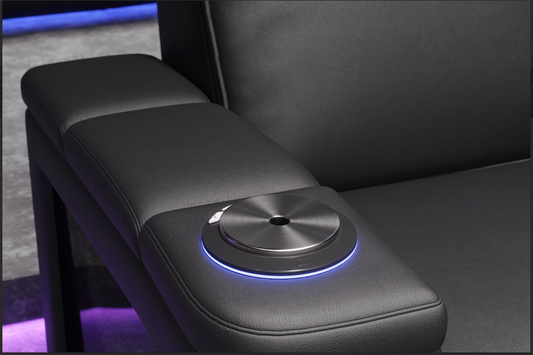 Valencia Monza Carbon Fiber Home Theater Seating