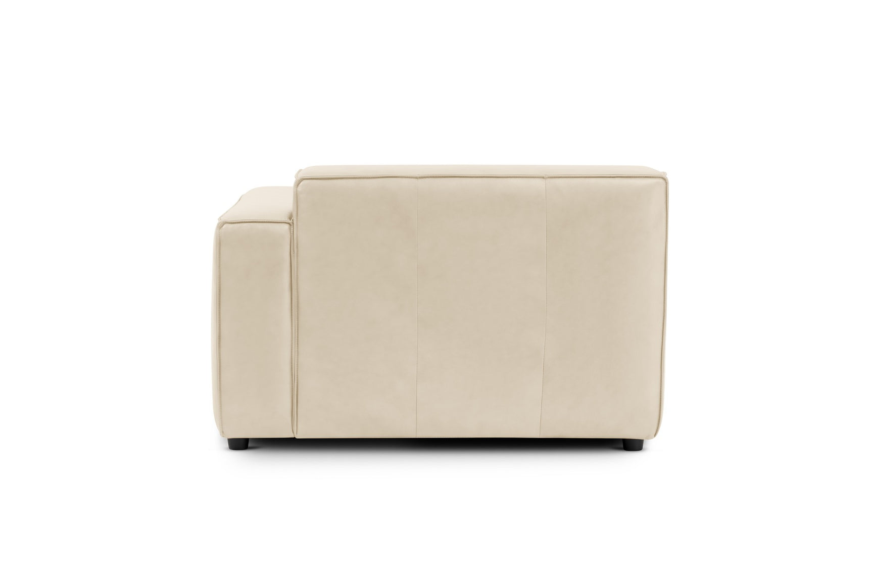 Nathan Leather Right Chaise Sofa Module