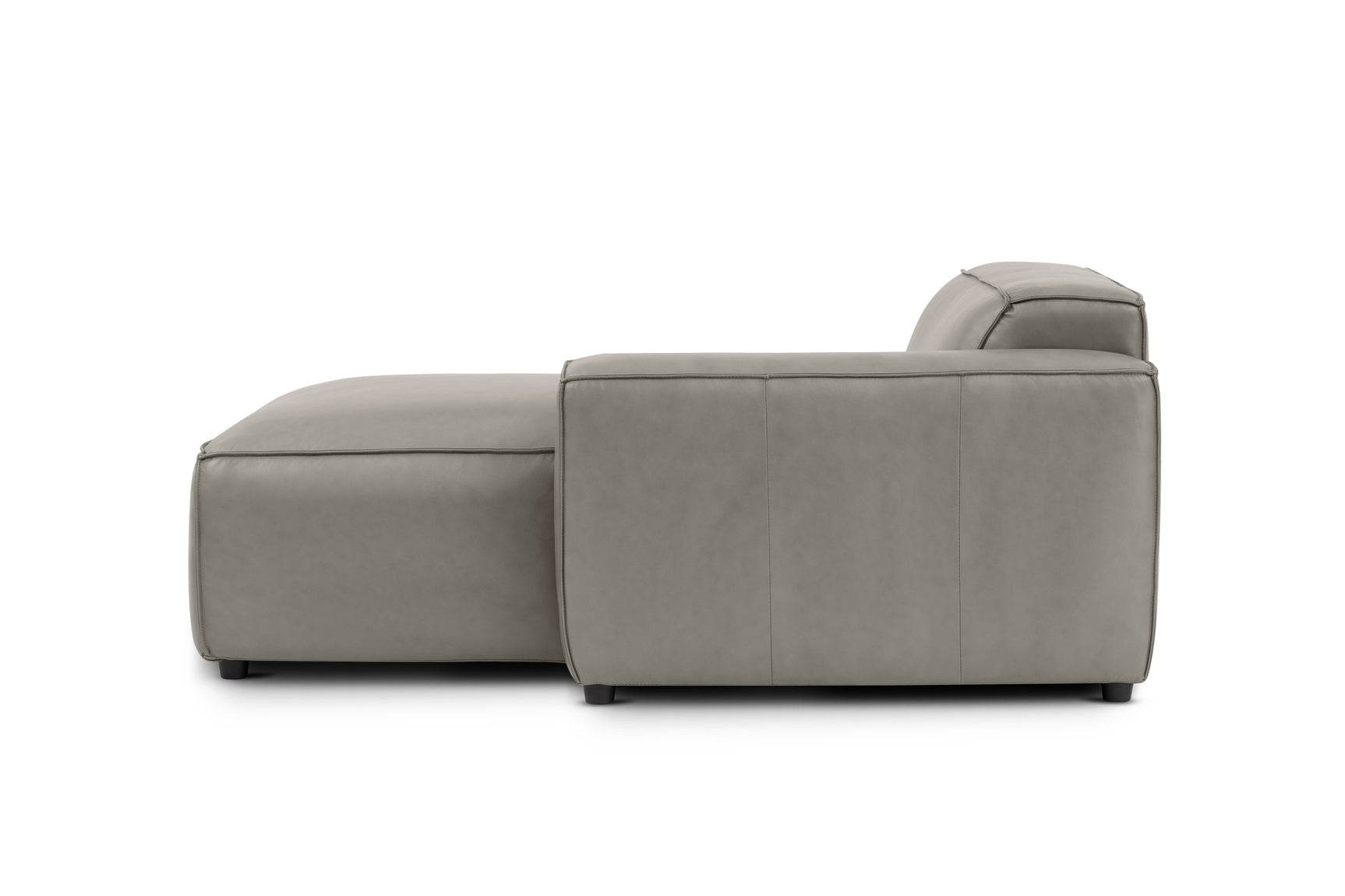 Nathan Leather Right Chaise Sofa Module