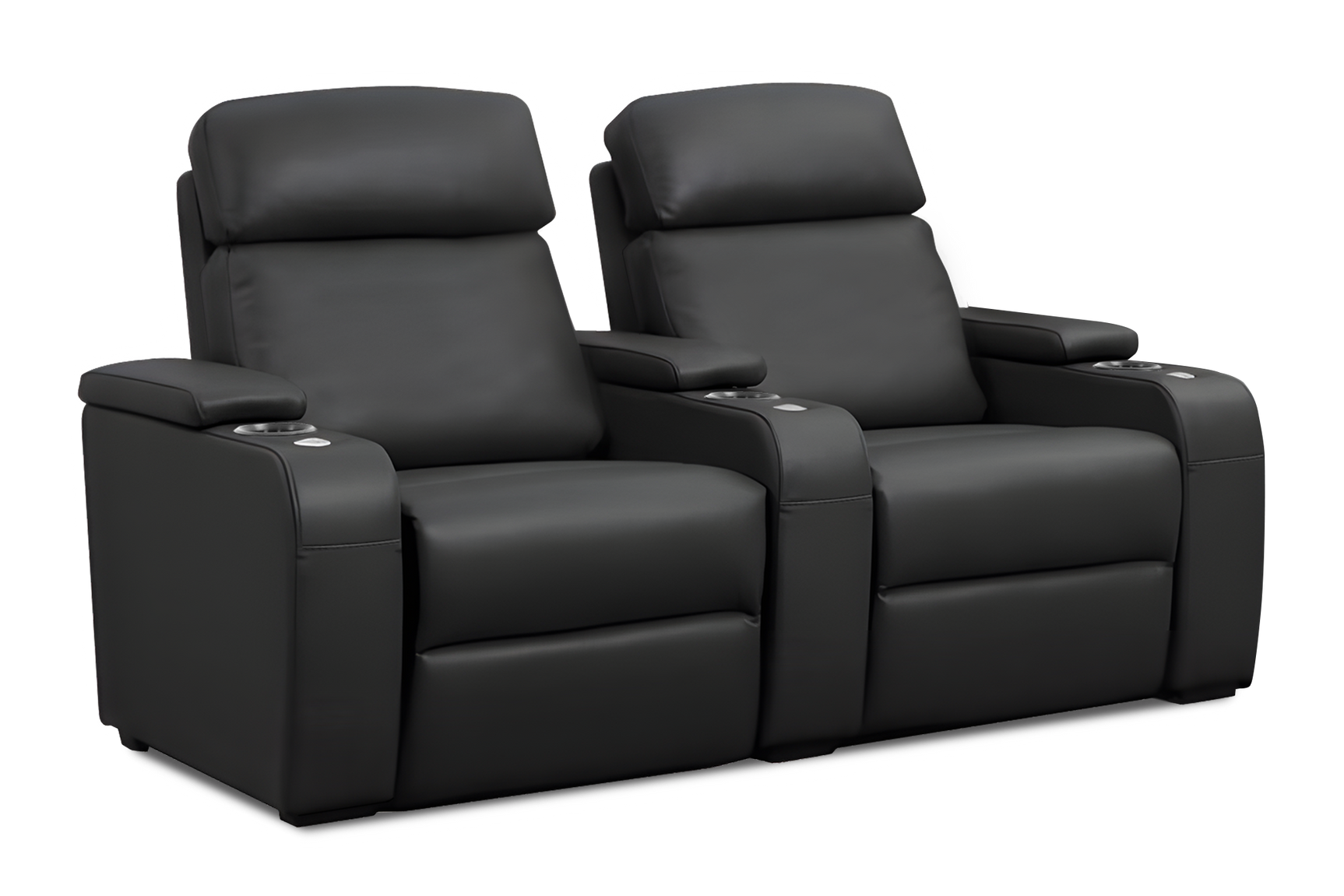 Valencia Bellagio Home Cinema Seating Power Recliner, Black