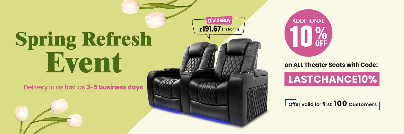 Valencia Tuscany Ultimate leather home theater recliner