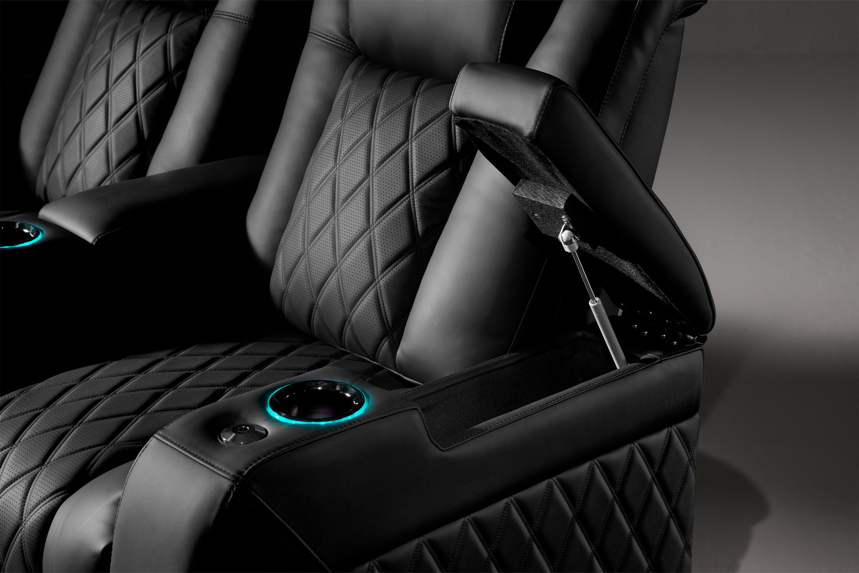 Valencia Tuscany Ultimate Luxury Heat & Ventilation Leather Home Theater Seating
