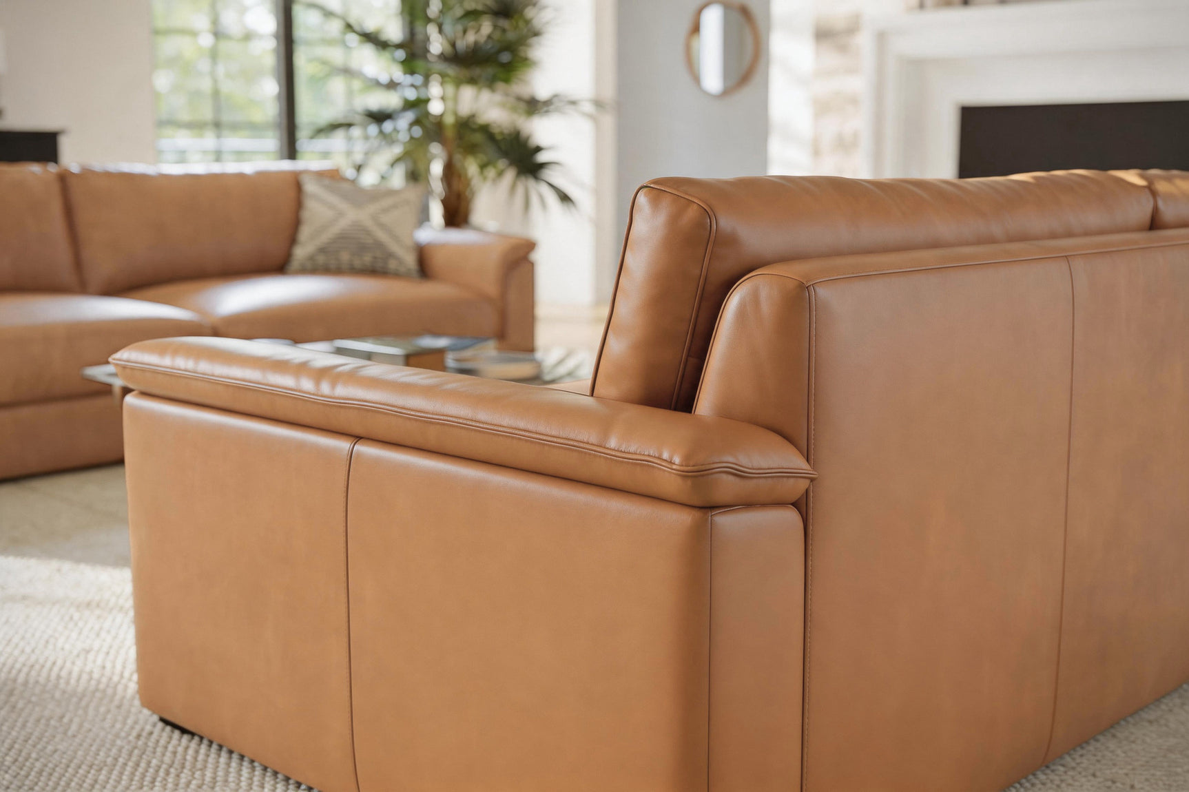 Zaira Leather Sofa