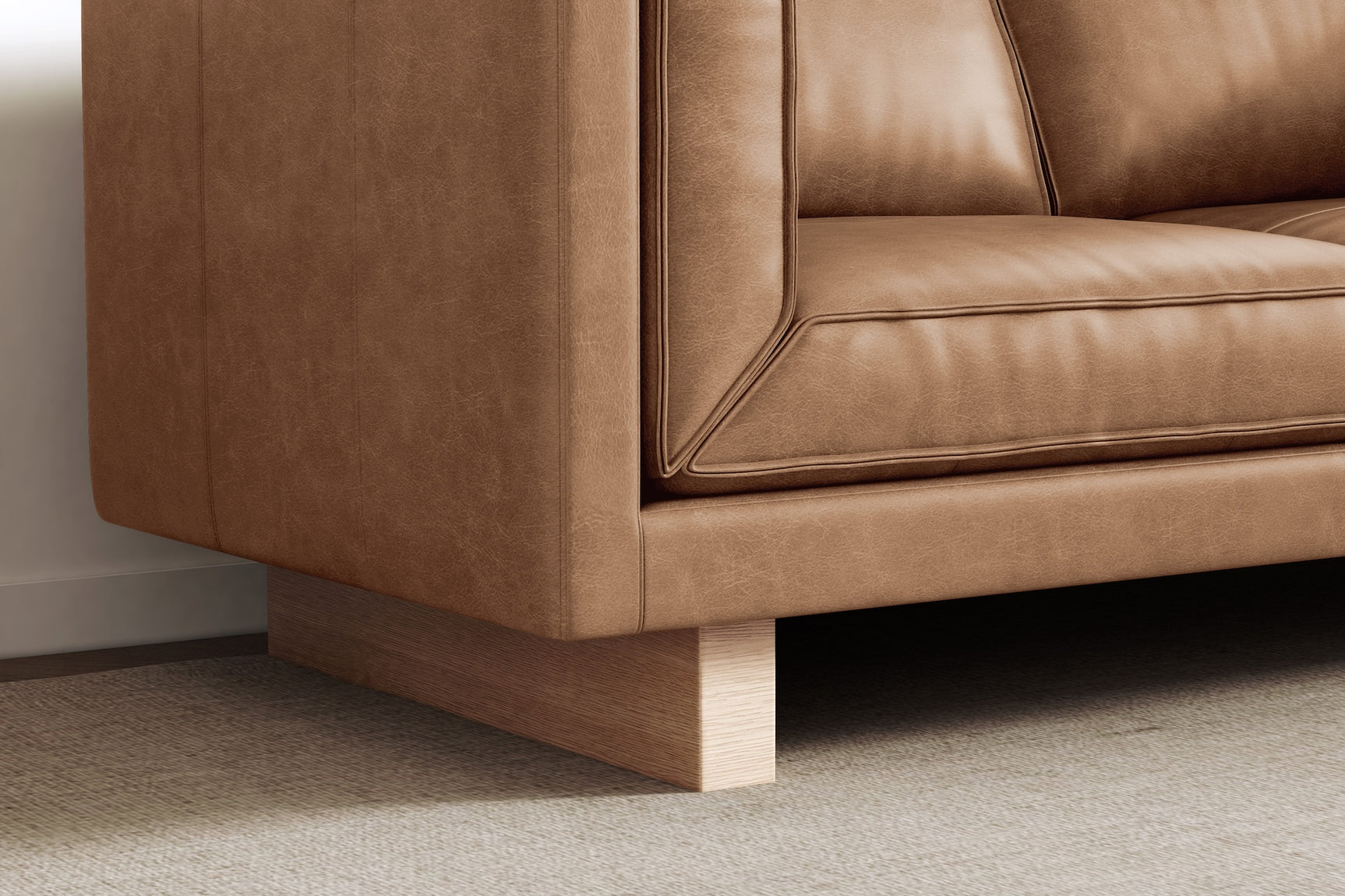 Alaina Leather Accent Chair