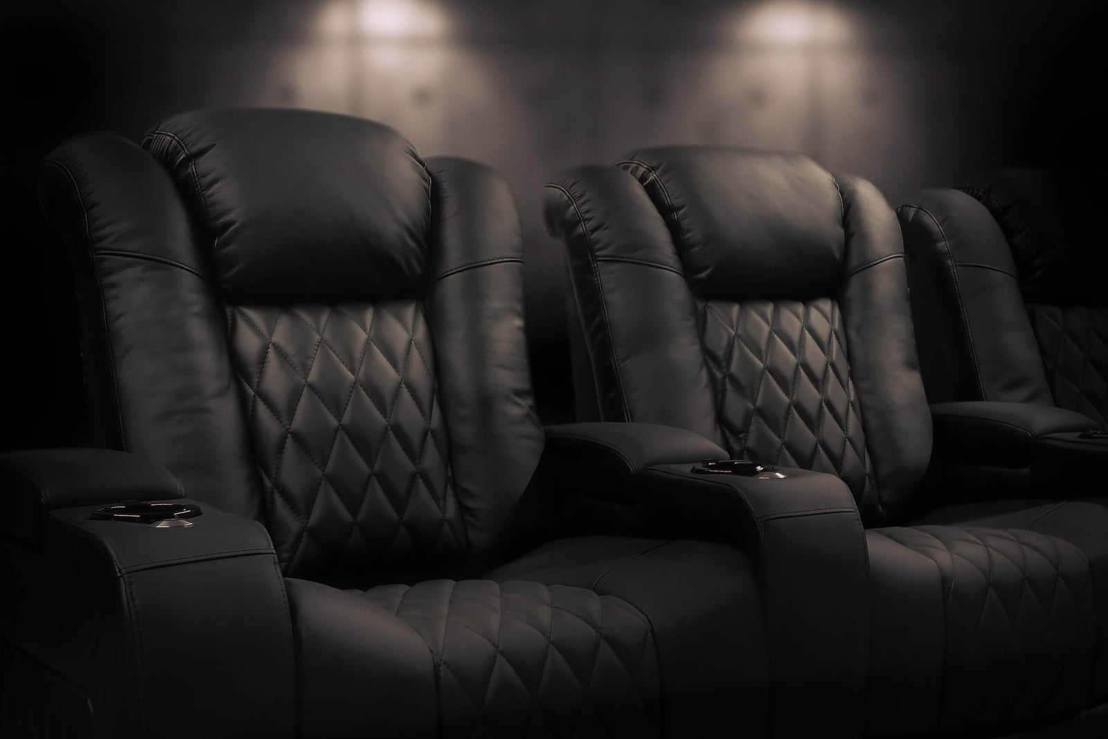 Valencia home cinema room with professional tiered seating and premium finishes