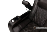 Valencia Tuscany Home Cinema Seating Row of 3 Black