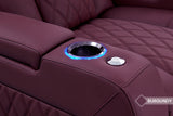 Valencia Tuscany Ultimate Luxury Edition Row of 3 Onyx