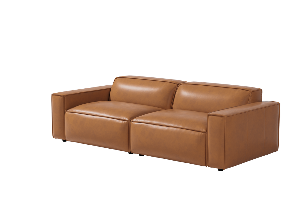 Real online leather loveseats