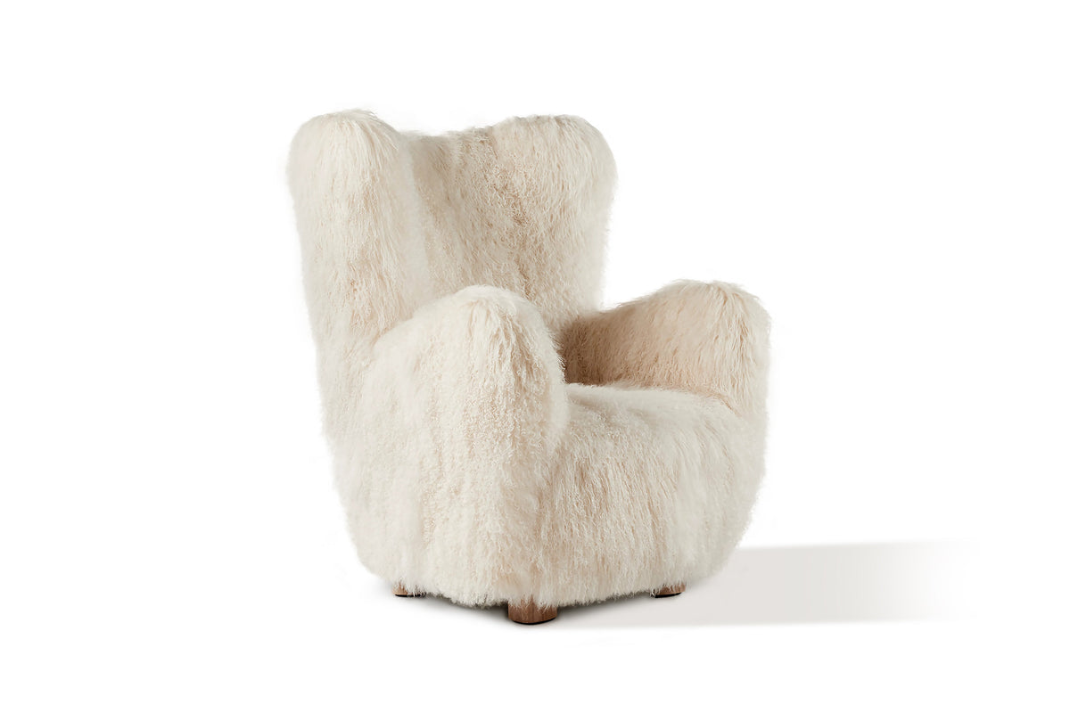 Pina Genuine Sheepskin Accent Chair