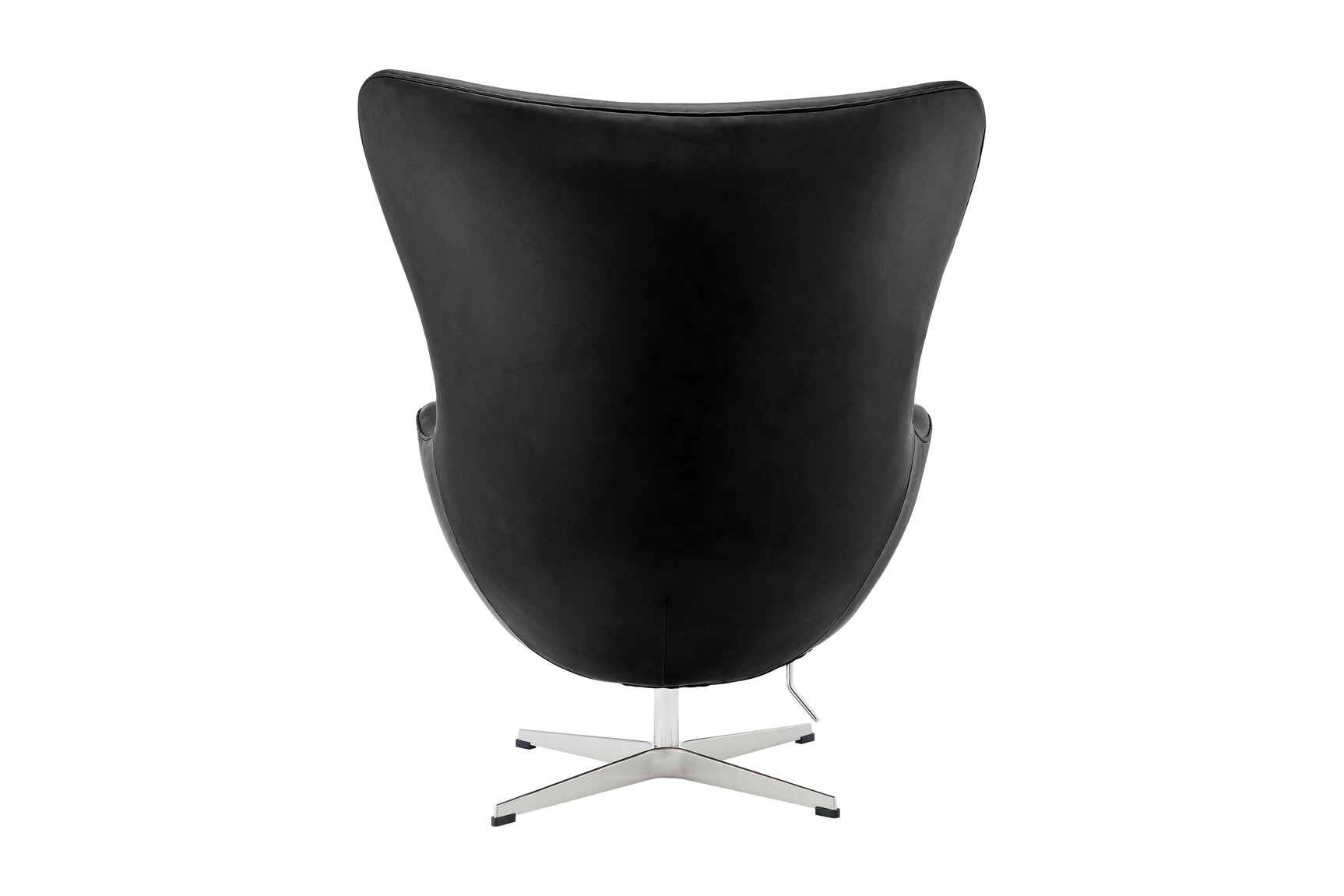 Valencia Finola Top Grain Leather Accent Chair, Black Color