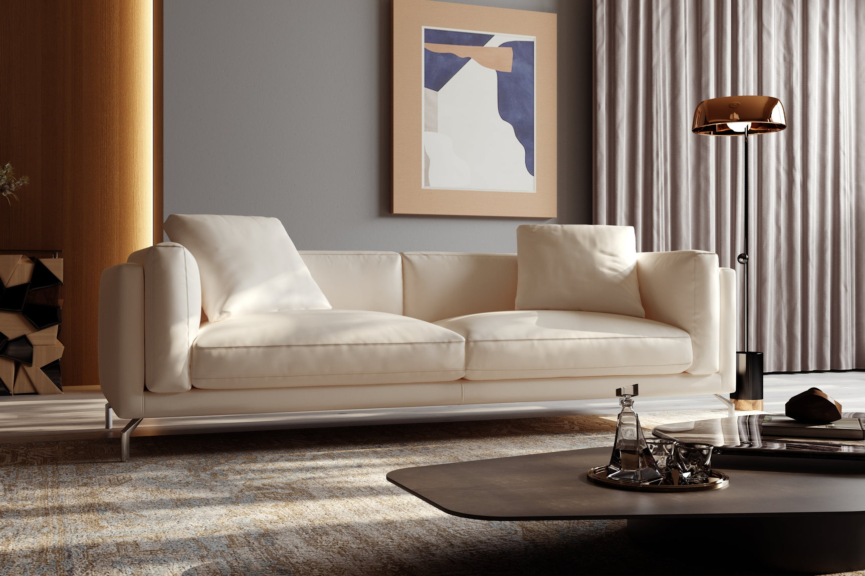 Zadar Leather Sofa