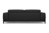 Valencia Valletta Top Grain Leather Wide Seats, Black